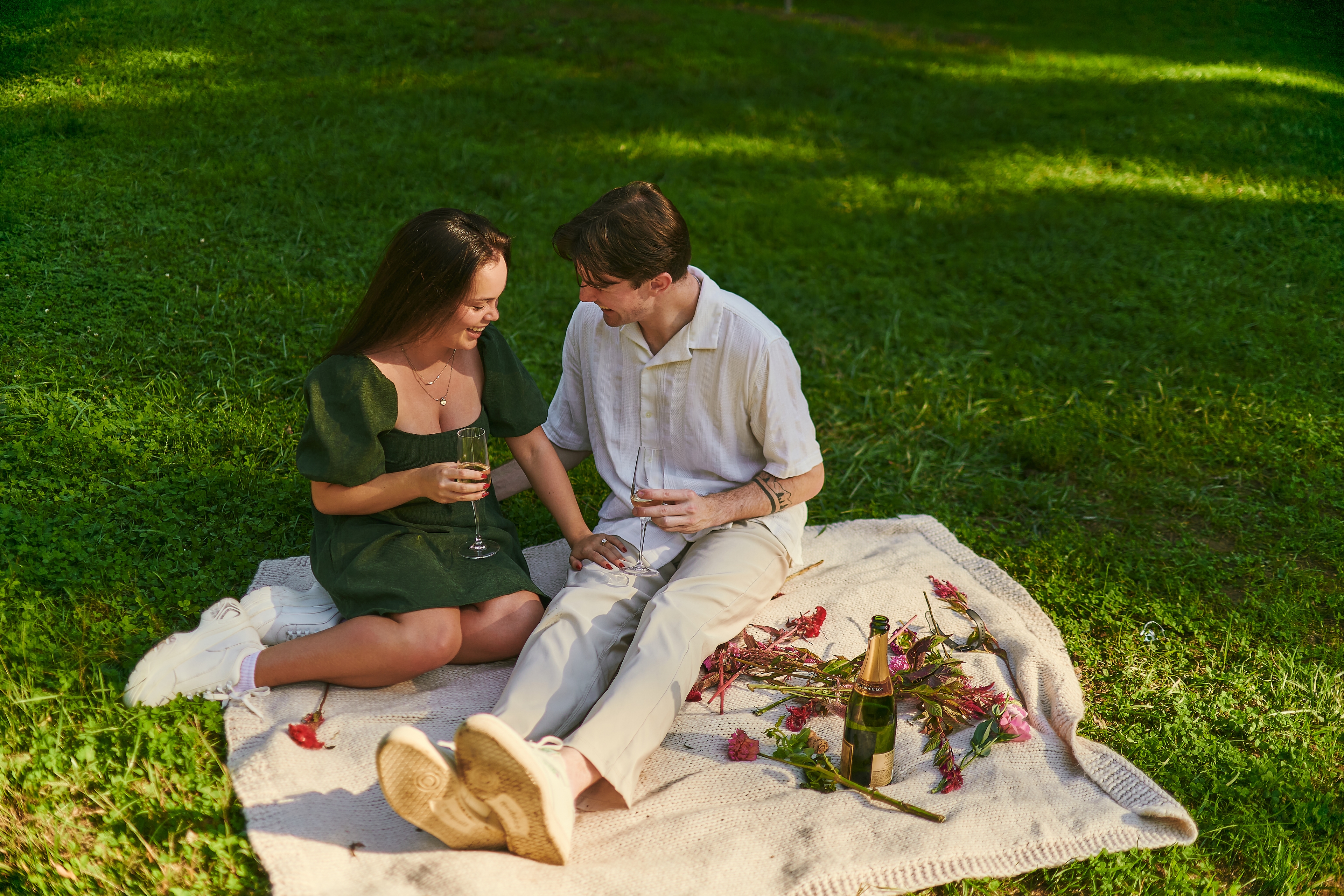 City lights and late-night strolls